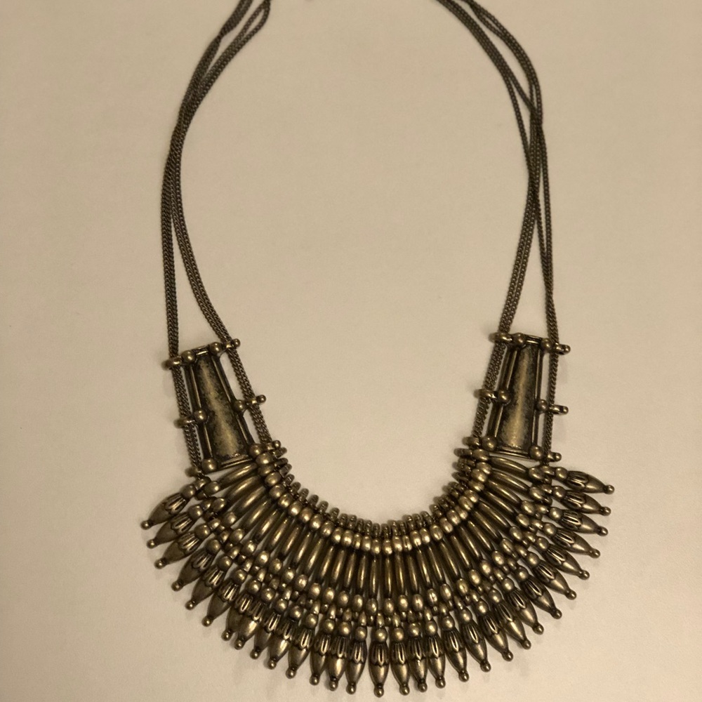 Bronze statement necklace